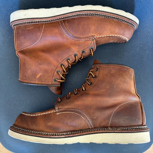 Red Wing Heritage 1907 Moc Toe Copper 11.5D - Picture 9 of 10